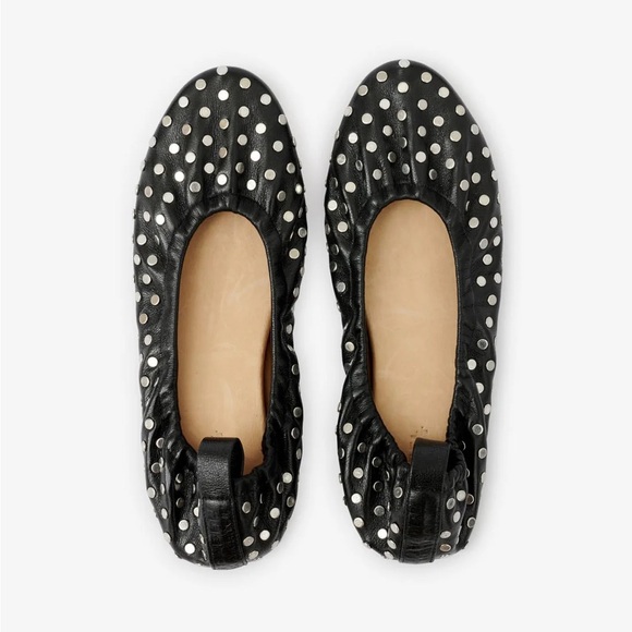 Isabel Marant Shoes - Isabel Marant Studded Leather Ballet Flats 7.5 38
